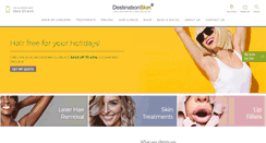 Desktop Screenshot of destinationskin.com